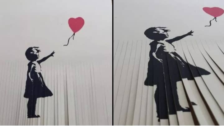 Owner Of £40,000 Banksy Decides To Shred Their Print After Self-Destructing Stunt, Backfires Massively