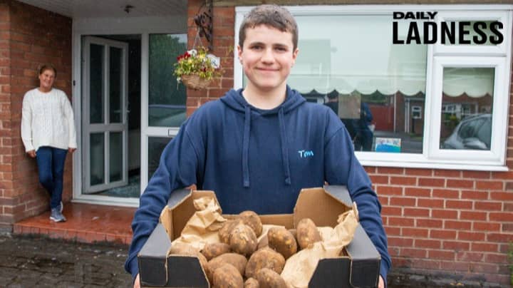Teenager Makes £1,500 After Setting Up Lockdown Business Flogging Potatoes