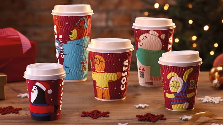 Woman Thinks Design On Costa Cup Looks Like Gingerbread Man Getting 'A Happy Ending'