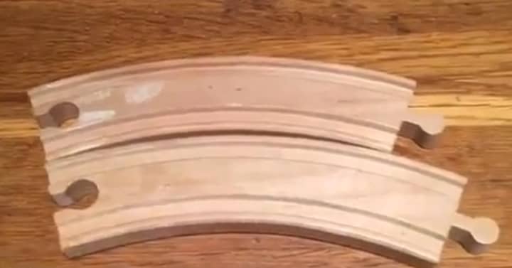 Allow This Toy Train Track Optical Illusion 