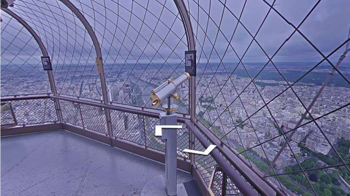 Google Maps Now Has Street View At The Top Of The Eiffel Tower In Paris
