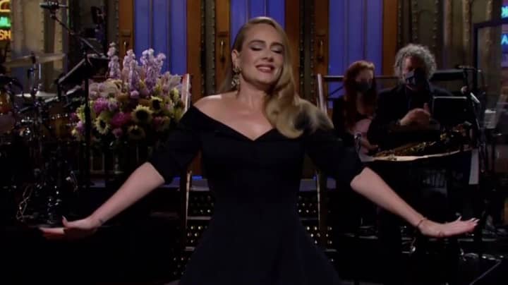 Adele Shows Off Weight Loss On SNL Joking There’s ‘Only Half’ Of Her