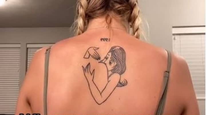 Woman Transforms Guardian Angel Tattoo After People Mistook It For X-Rated Image
