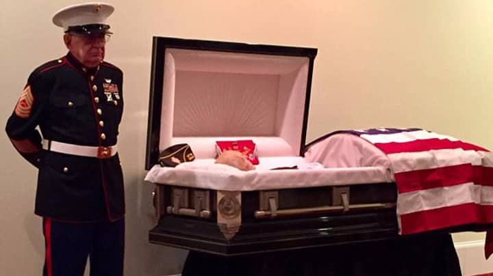 Vietnam War Vet Stands Guard At Marine Buddy's Funeral 50 Years On