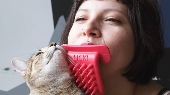 This Brush Lets You 'Lick' Your Cat