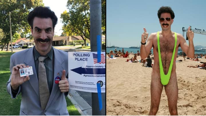 Sacha Baron Cohen Returns As Borat To Vote In US Midterm Elections
