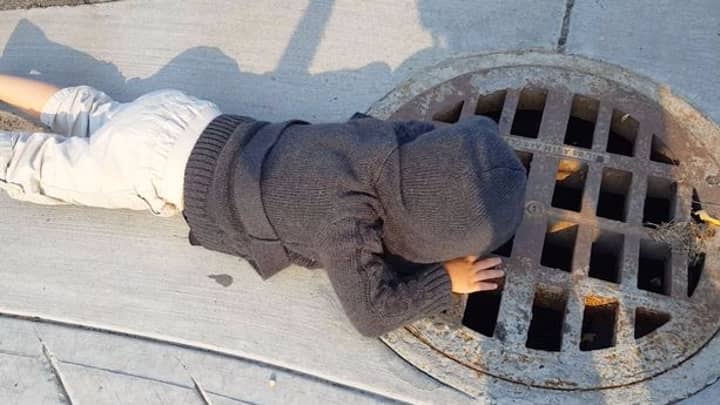 Little Girl Chats To 'Guys In Drain' And Now I Think 'It' Is A True Story 