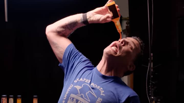 Steve-O Pours Hot Sauce In His Eye - Again