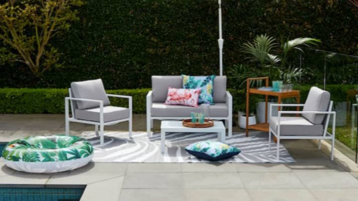 Kmart Has Launched Some Fancy Outdoor Furniture Just In Time For The Sunshine Lad - Patio Furniture Sets Kmart