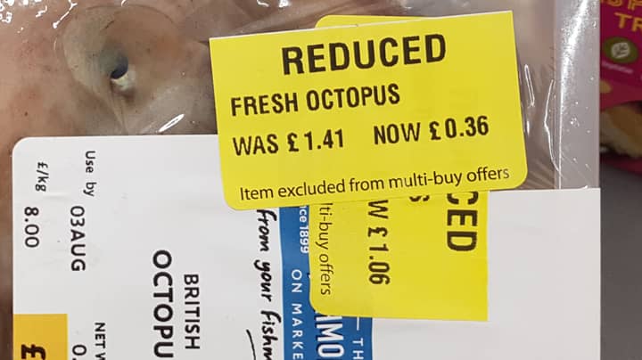 Shoppers Furious At Octopus On Sale In Morrisons For 36p