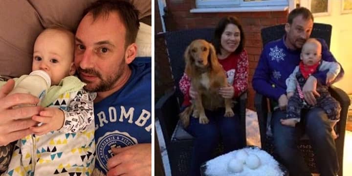 Dad With Terminal Cancer Celebrates Xmas Early To Leave Memories For Son