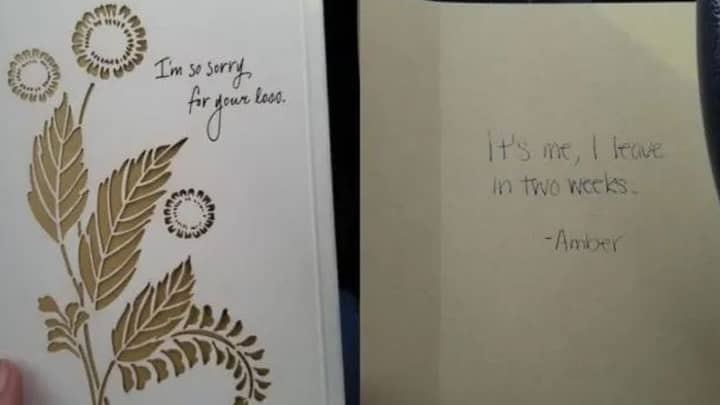 Woman Stuck In ‘Horrible’ Job Quits By Sending Boss ‘Sorry For Your Loss’ Card