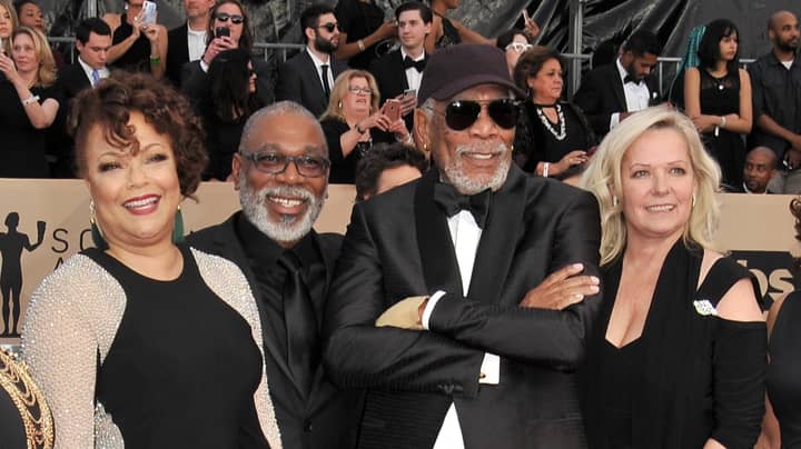 Morgan Freeman Wore A Single Glove To The SAG Awards