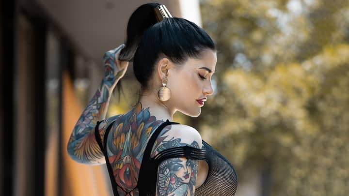 Model Covers 70 Percent Of Her Body In Tattoos To Avoid Comparisons To Megan Fox