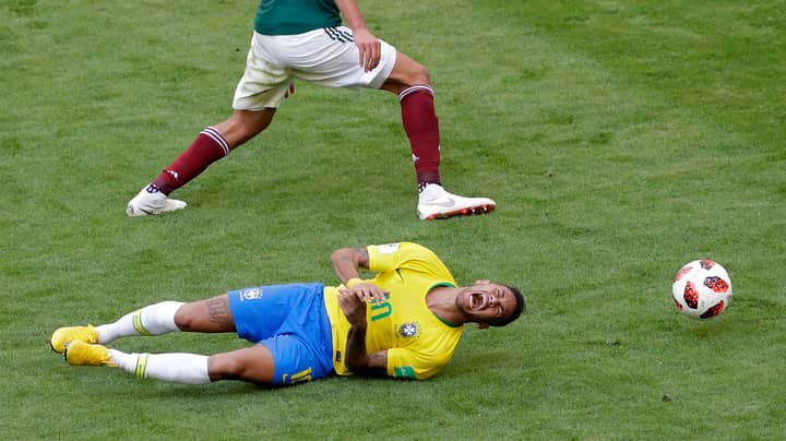 Neymar Is Being Ridiculed For His Theatrics Against Mexico Yesterday