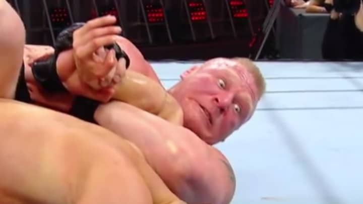 Brock Lesnar's Face At WWE Royal Rumble Gets The Meme Treatment 