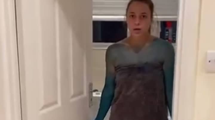 YouTuber Sparks Backlash After Prank Which Leaves His Girlfriend Dyed Blue 