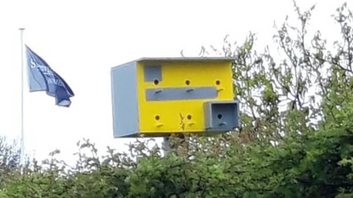 Homeowner Disguises Bird Box As Speed Camera To Slow Drivers Down
