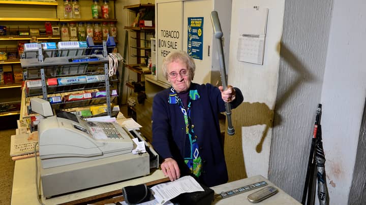 Heroic Gran Fights Off Robber With Walking Stick 