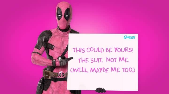 Ryan Reynolds Is Flogging This Wonderful Pink 'Deadpool' Suit For Charity 