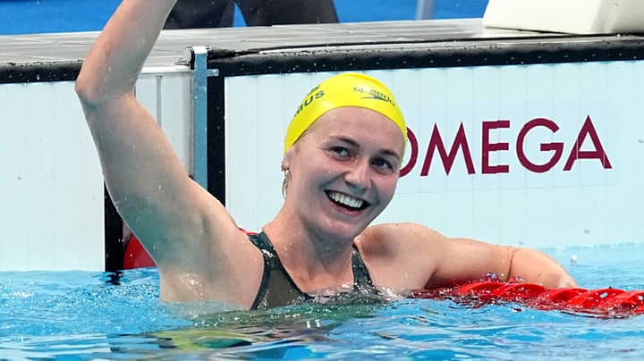 Ariarne Titmus' Coach Has The Most Epic Reaction To Swimmer Winning Gold
