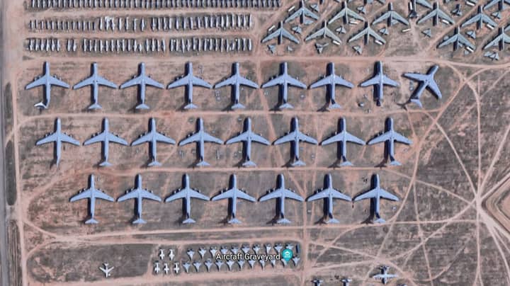 Google Maps: Explore Mysterious 'Aircraft Graveyard' Of Abandoned Planes