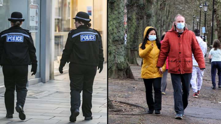 Police To Fine Brits First Time They're Caught Without A Mask