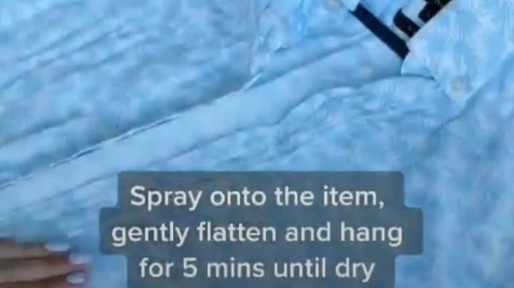 Mum Shares Clever 'No-Iron' Spray Hack For Getting Rid Of Creases
