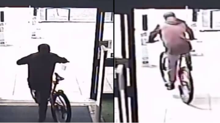 Bike Thief Submits Entry For Being P***-Ripped For The Rest Of His Life