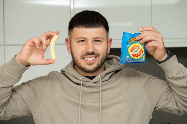 Lad Discovers World's Largest Crisp Hiding In A Bag Of Hula-Hoops