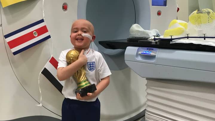 This Brave Little LAD Got His Own World Cup After Radiotherapy 