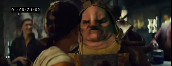 Watch Chewbacca Rip Off Unkar Plutt's Arm In 'The Force Awakens' Full Deleted Scene