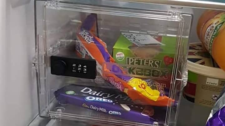 Dad Buys Fridge Safe To Stop His Fiancée And Kids From Stealing His Chocolate