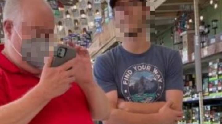 Boyfriend Confronts 'Creep' Who Was Taking Photos Of His Girlfriend 