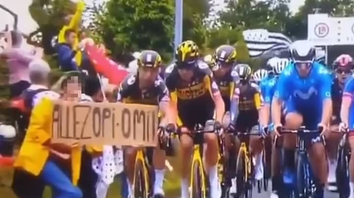 Woman Taken Into Police Custody In Connection With Huge Tour de France Crash