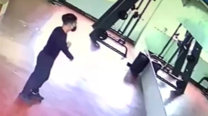 Man Runs Out Of Gym In Fear After 'Ghost' Drags Him Across Floor