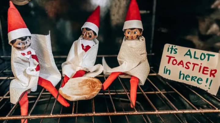 Dad Accidentally Incinerates Elf On The Shelf In The Oven