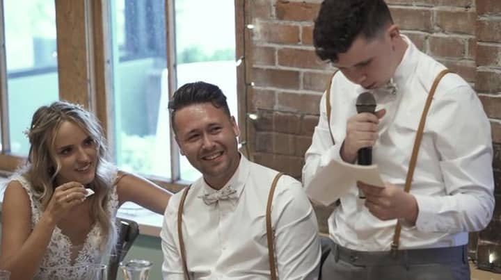 Groom's Little Brother Leaves Room In Tears With Emotional Wedding Speech