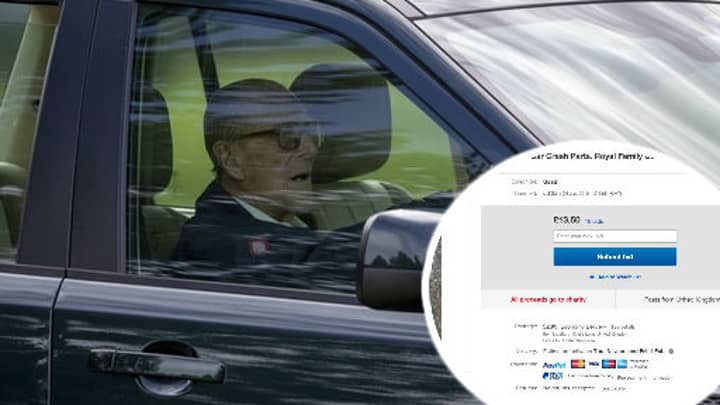 Prince Philip's 'Car Crash Parts' Are Being Sold To Highest Bidder On eBay