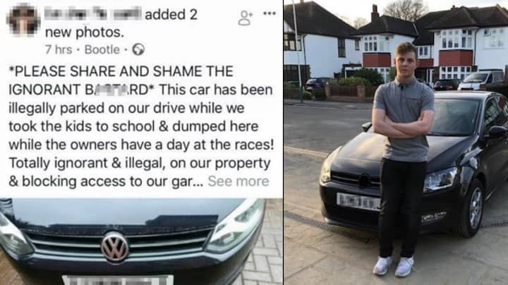 Teen Accidentally Parks On Wrong Driveway And Returns To Find Car Trashed