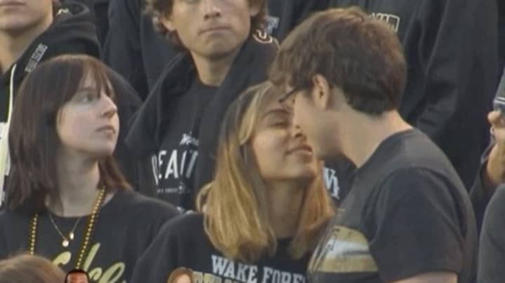Guy Brutally Rejects Girlfriend On Kisscam At US College Football Game 