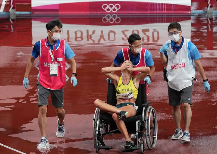 Two Olympic Athletes Forced To Leave In Wheelchairs After Horror Injuries