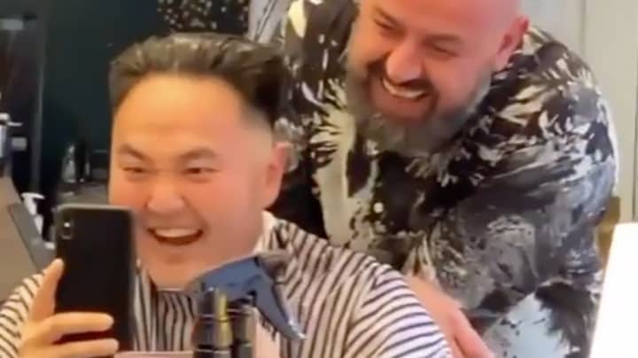 Man In Hysterics After Asking Barber For Kim Jong-un Haircut