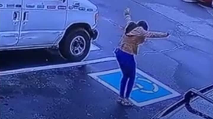 Woman's Reaction To Getting Job Goes Viral After She's Caught Dancing In Parking Lot