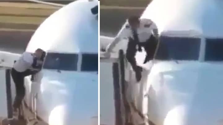 Pilot Caught Climbing Through A Cockpit Window At Heathrow Airport