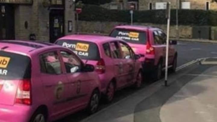 Residents Fuming After Fake Pornhub Casting Cars Appear In Town