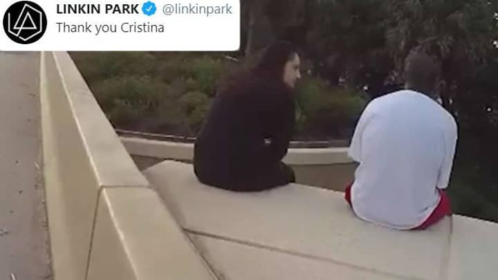 Woman Recites Linkin Park Lyrics To Stop A Man Jumping Off A Ledge