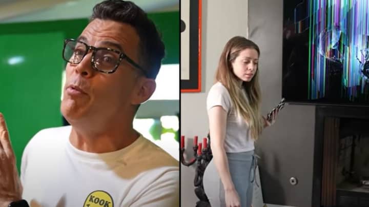 Steve-O Smashes Up £4,000 TV And Massively Annoys Girlfriend