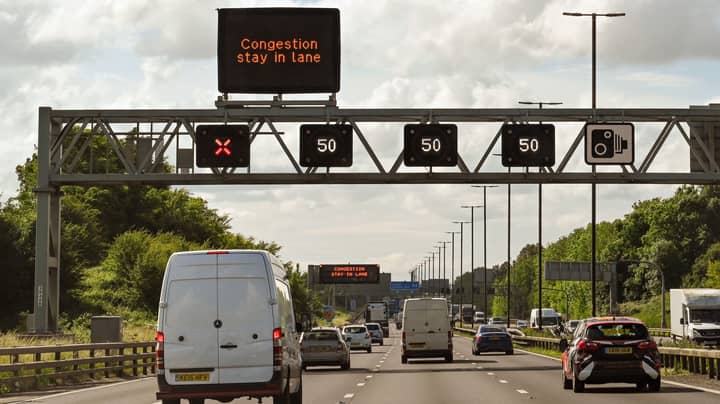 Motorway Drivers Could Face £100 Fine And Three Points For Breaking New Lane Closure Rules