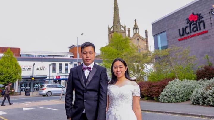 Chinese Couple Cross The Globe To Spend Their Honeymoon In Preston